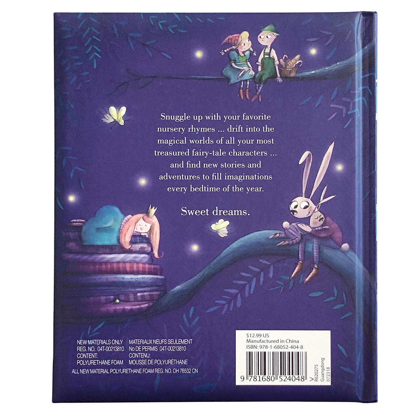 365 Bedtime Stories and Rhymes Hardcover Kids Book – Illustrated