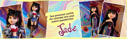 Bratz Collector Doll - Jade Premium 10” Doll With Articulation And 2 Deluxe Mix Match Outfits