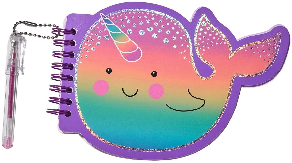 3C4G Narwhal Mini Notepad with Mini Glitter Ink Gel Pen (36132)