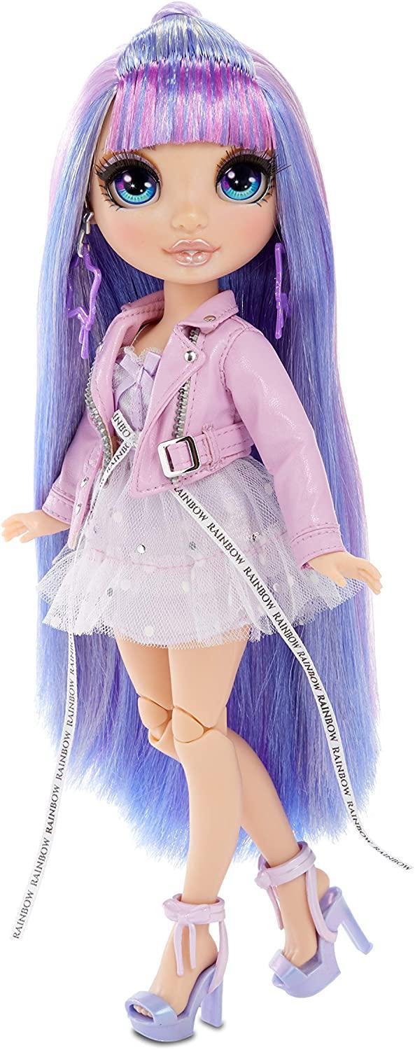 Rainbow Surprise High Violet Willow – Purple Fashion Doll with 2 Outfits