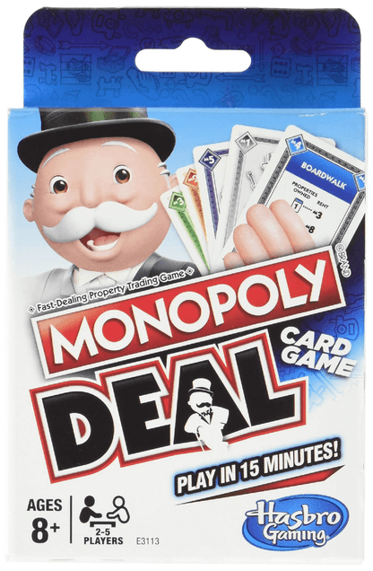 Monopoly Deal Card Game, 2 to 5 Players, for Ages 8 and Up