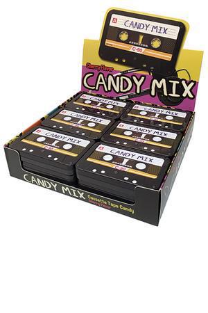 Candy Mix Cassette Tape 1.3 oz Candy Tin- Sweet Cherry, Great For Candy Tin Collector