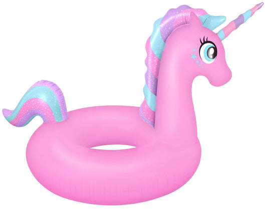 Inflatable Unicorn Pool Float Tubes for Floating - Fun Beach Floaties, Pool Toys, Summer Party Decorations for Kids 73 inch