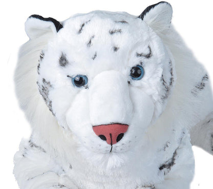 Wild Republic Jumbo White Tiger Plush, Giant Stuffed Animal, Plush Toy, Gifts for Kids, 30"