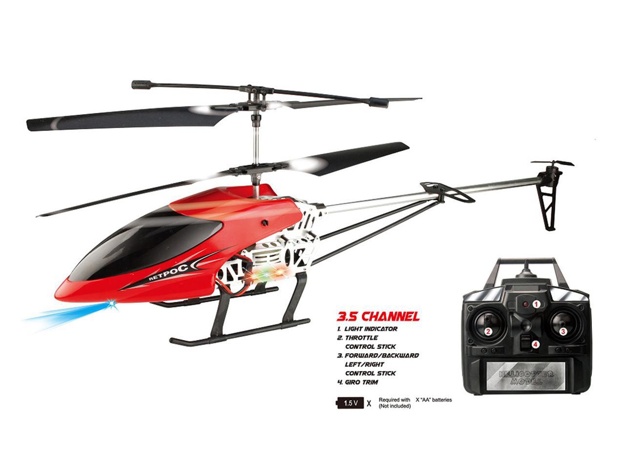 Remote Control Helicopter, Helicopter Gyroscope - Channel RC Helicopter with Gyro Toy Gift 24 inch