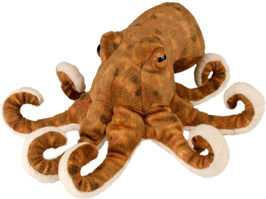 Wild Republic Octopus Plush, Stuffed Animal, Plush Toy, Gifts for Kids, Cuddlekins 8 Inches