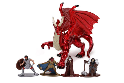 Jada Toys Nano METALFIGS Dungeons & Dragons Deluxe Pack, Die-Cast Collectible Figures