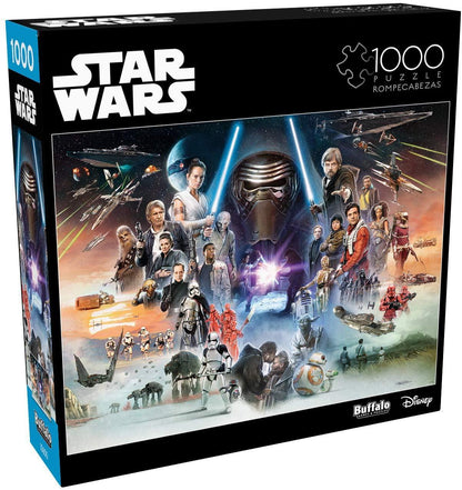 Star Wars Puzzles Assortment - The New Jedi Will Rise, Sense Great Fear in You - 1000 Piece Jigsaw Puzzle - Bonus Poster