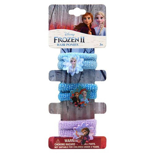 Disney Frozen Terry Hair Ponies 3 Pack (Elsa, Olaf and Elsa and Anna Sister Bond)