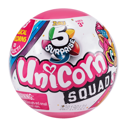 5 Surprise Unicorn Squad Mystery Collectible Capsule by ZURU