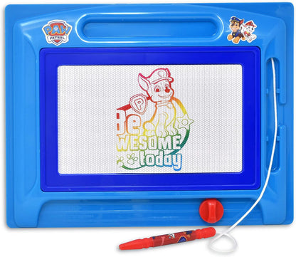 Paw Patrol Magnetic Drawing Board, Large Erasable Doodle Sketching Pad Travel Size Sketcher to Color, Draw and Erase for Kids, Toddlers, Boys & Girls
