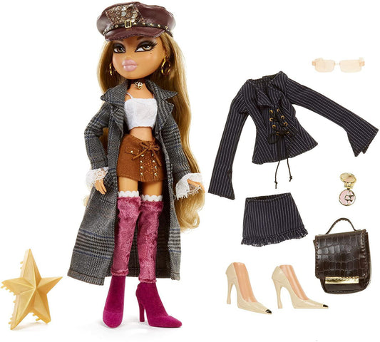 Bratz Collector Doll - Yasmin, Multicolor Deluxe Girls Doll With Mix and match Outfits- Premium 10” doll