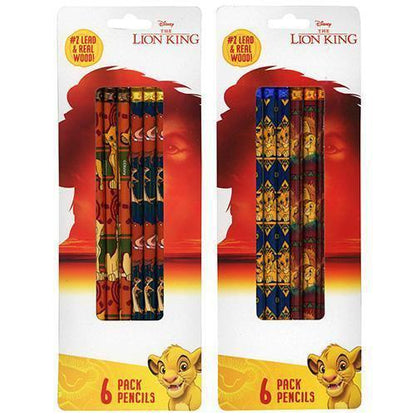 Disney The Lion King 6 Pack Wood Pencils - Back to School Supplies