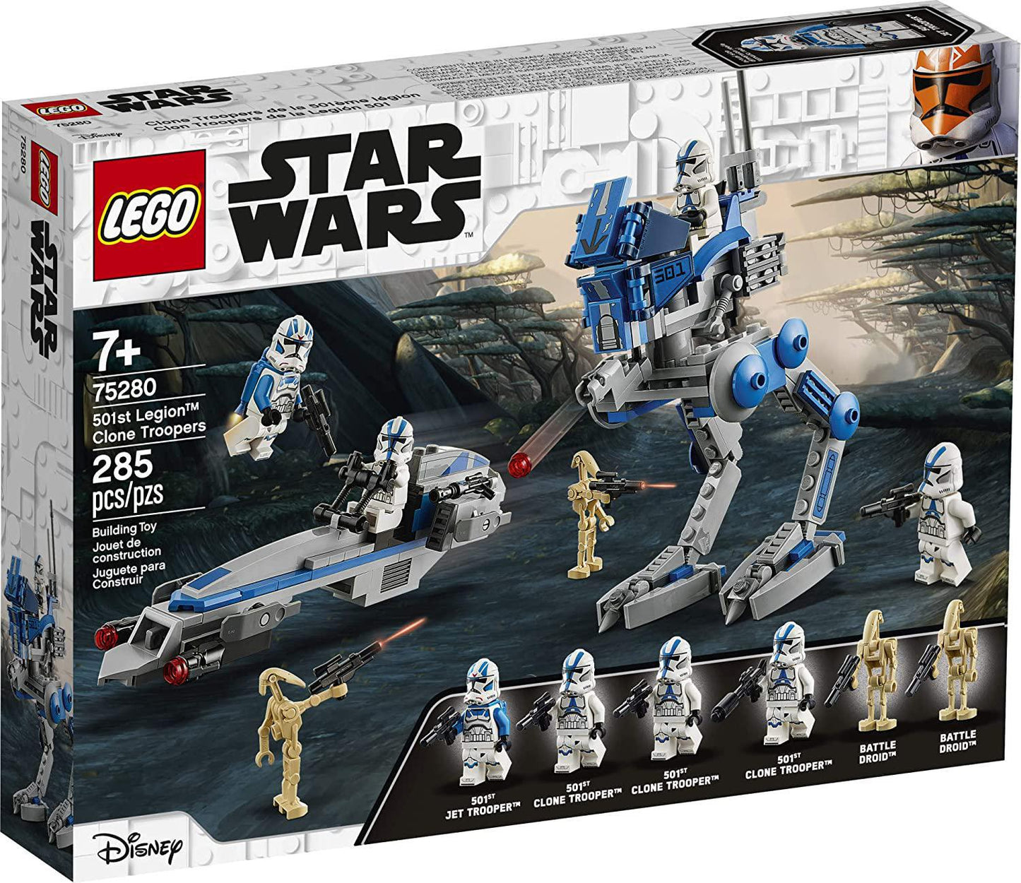 LEGO Star Wars 501st Legion Clone Troopers 75280 Building Kit, Great Gift or Special Surprise for Kids, New 2020 (285 Pieces)