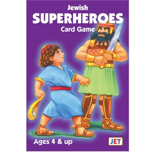Jewish Super Heroes Card Game - Jewish Superheroes can be played as a memory game or as a rummy game.
