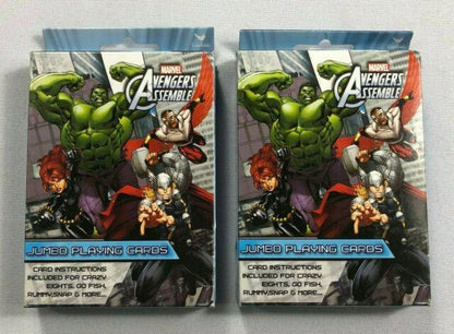 Marvel Avengers Assemble Jumbo Playing Card Games - Earth's Mightiest Heroes