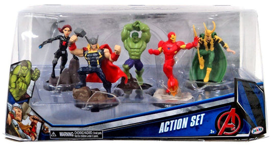 Marvel Avengers Action Set 5-Piece PVC Figure Play Set