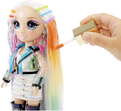 Rainbow Surprise High Hair Studio Doll – Create Rainbow Hair with Exclusive Doll, Extra -Long Washable Hair Color