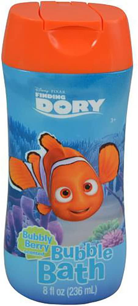 Finding Dory Bubble Bath 8 oz - Bubbly Berry Scent and Non Toxic Parabens & BPA Free