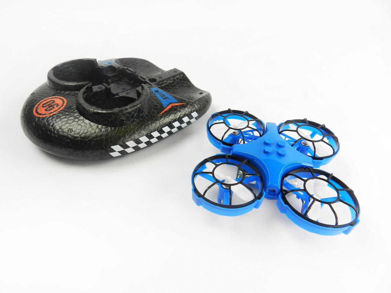 RC Hovercraft - 3 in 1 RC Drone/ Hovercraft/Sea-Land-Air/Quadcopter with 2.4Ghz Remote Control 3D Flip