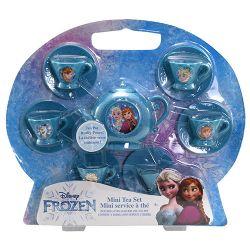 Disney Frozen Elsa & Anna Mini 13 Pcs Tea Set - Pretend Tea Time Play Kitchen Toy - Ages 3+