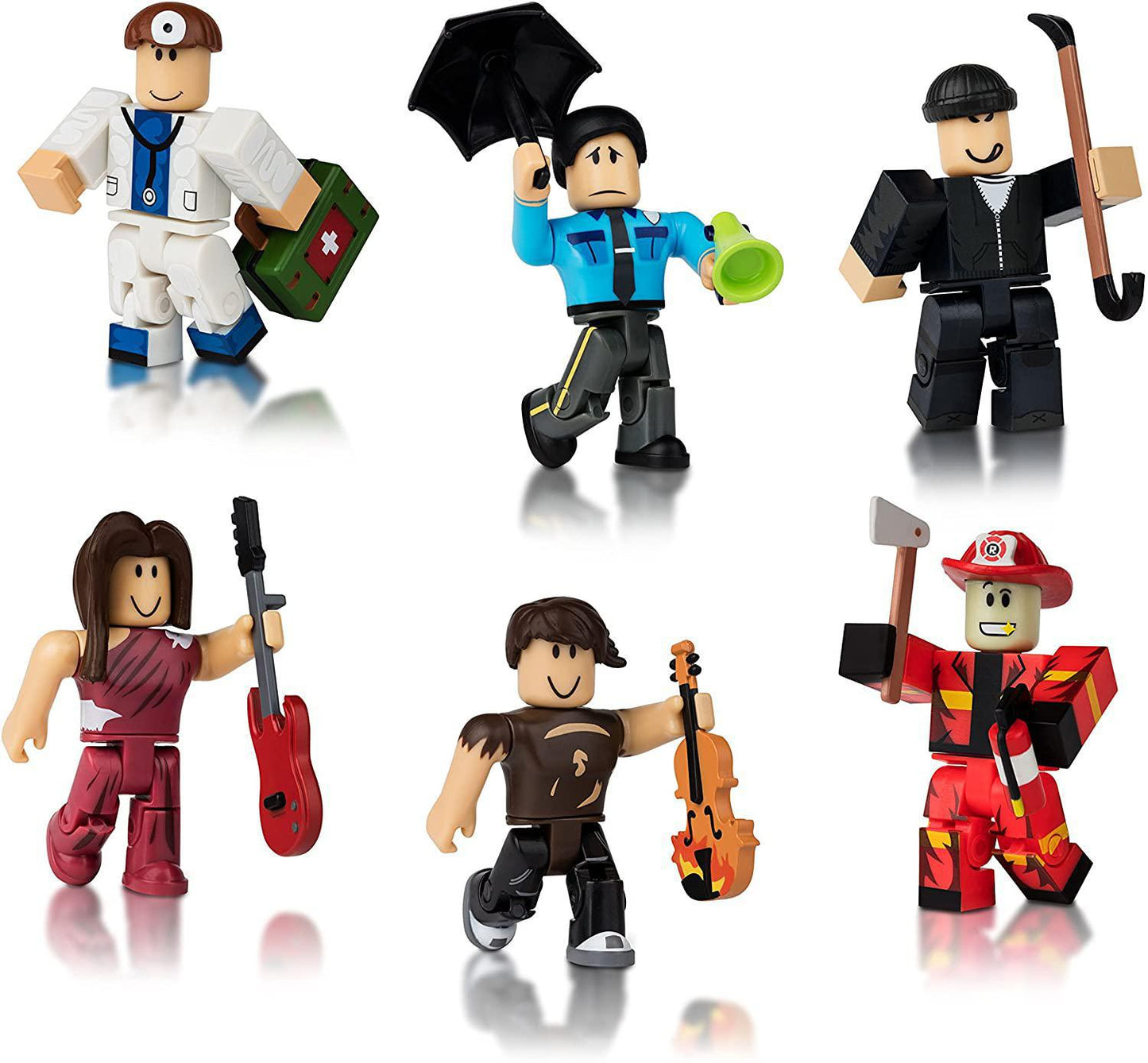 Roblox Action Collection - Citizens of Roblox Six Figure Pack [Includes Exclusive Virtual Item]