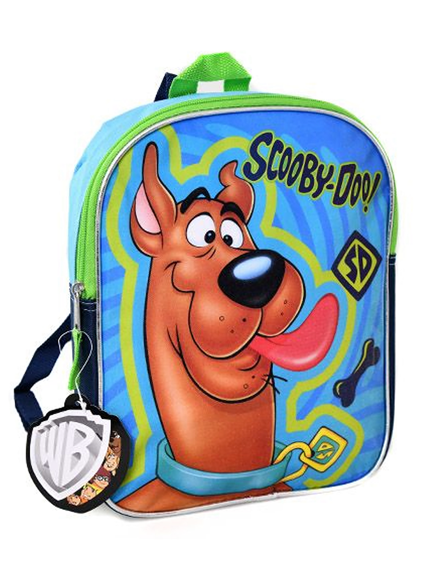 Warner Bros. Kids Scooby Doo Small Dog Backpack 11" Green Blue Black