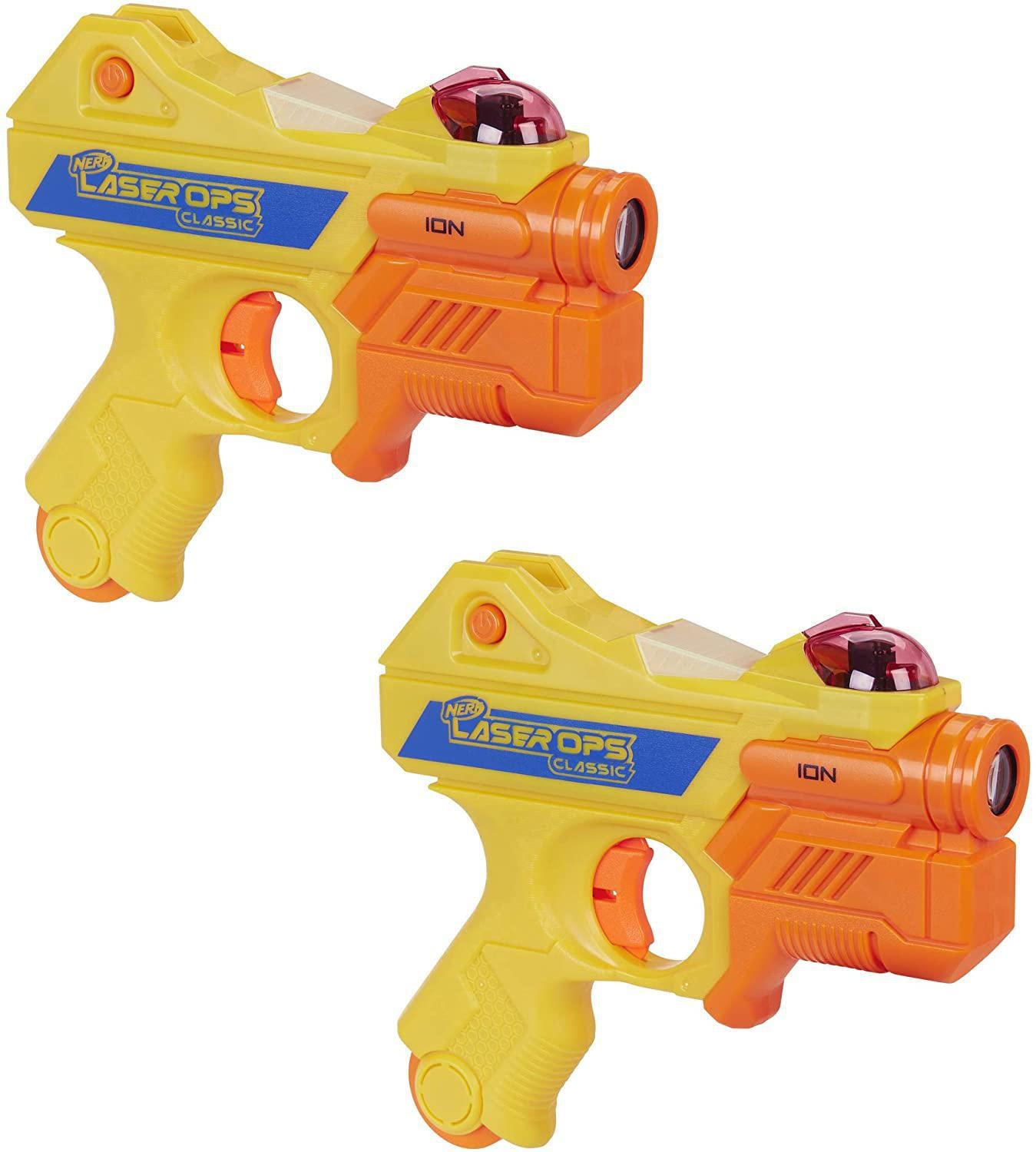 Kids NERF Laser Ops Classic Ion Blaster 2 Pack With Light and sound effects, unlimited ammo, Great Gift For Birthday