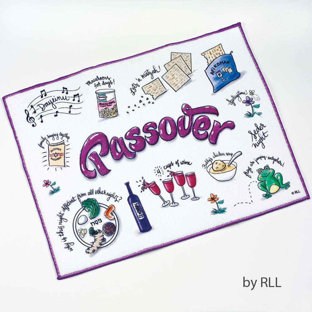 Rite Lite Passover Potpourri Designed Drying Mat, Great For Holiday Gift