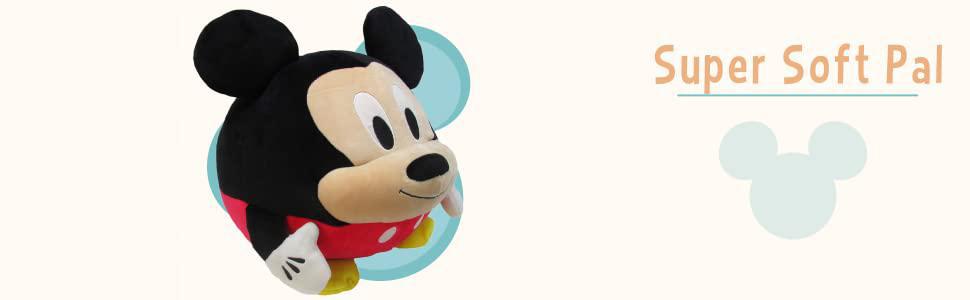 Cuddle Pal Stuffed Animal Plush Toy, Disney Baby Mickey Mouse, 6 Inches, Multicolor