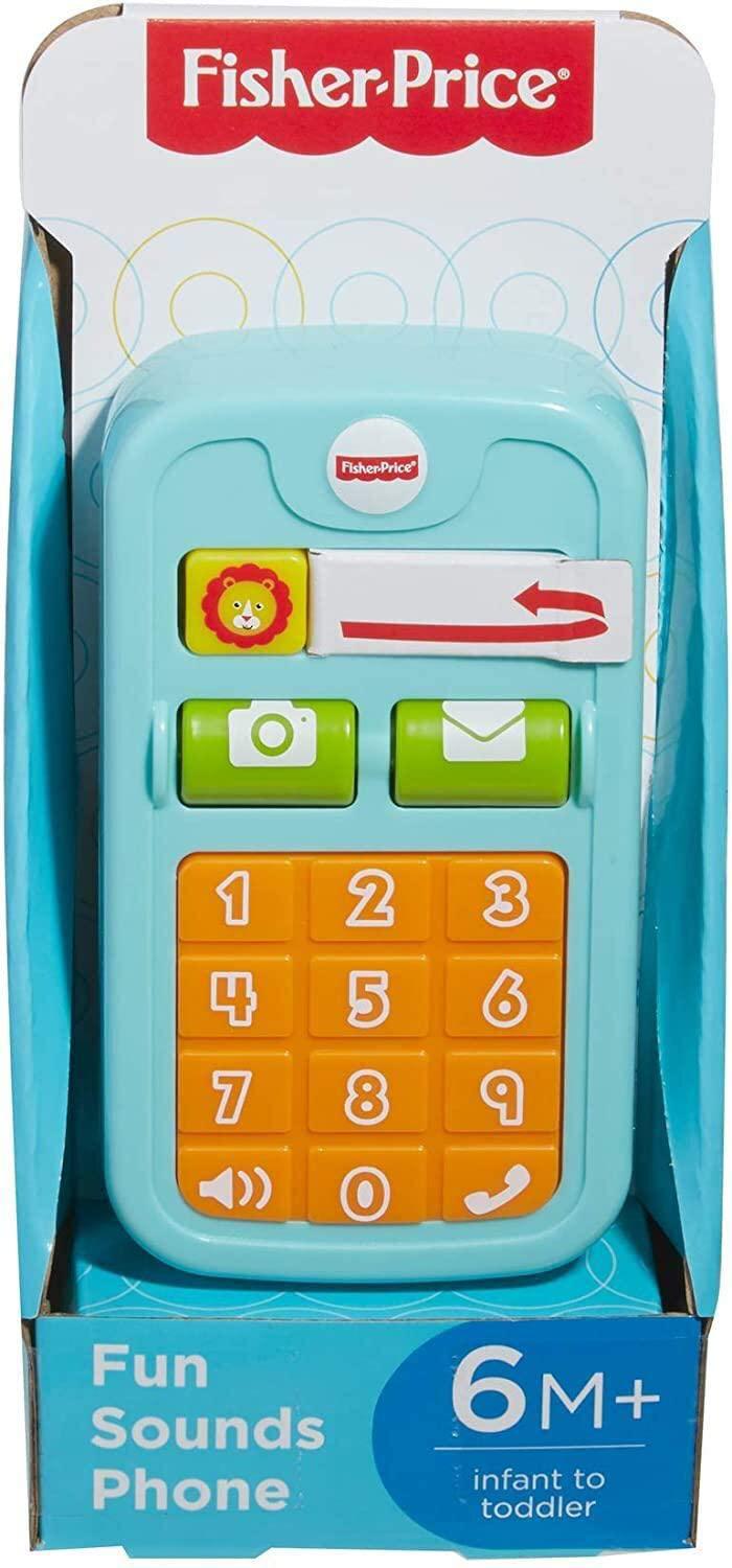 Fisher-Price Fun Learning Infant Phone - Plays Fun Animal & Phone Sounds