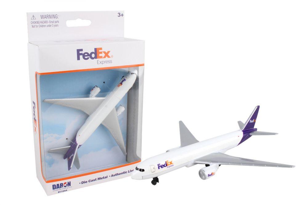 Licenses Die-Cast Metal and Plastic FedEx Express Single Plane