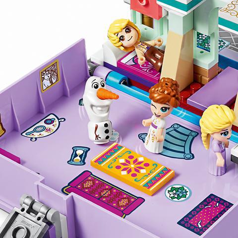 LEGO Disney 43175 Anna and Elsa’s Storybook Adventures Creative Building Kit (133 Pieces)