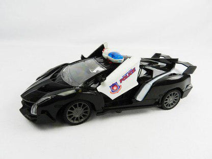 RC Cars for Kids, Remote Control Police Car High Speed Racing Car with Flashing Lights and Siren Sounds, 1:24 Scale Rechargeable RC