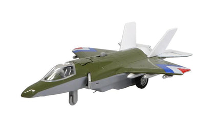 F-35 Jet Fighter Plane Toy Vehicle Feature Pullback, Lights and Sound Airplane, 1 Pc-Random Color Pick