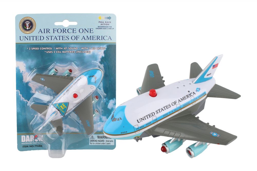 Air Force One Pullback Plane with Light and Sound