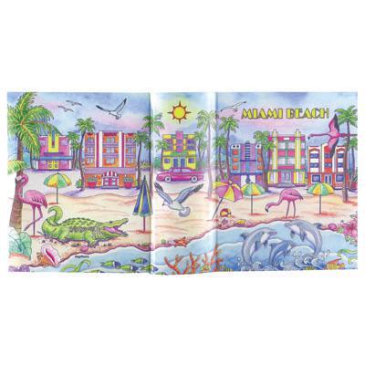 Miami Beach Florida Photo Colorful Album Book 100 Photos, Size 4x6