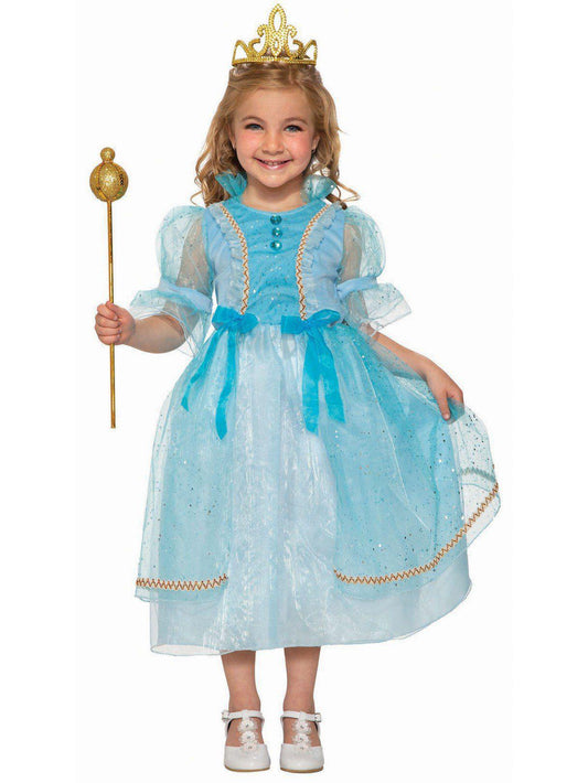 Forum Novelties Pretend Play Girl's Princess Betsy Costume Dress, Blue