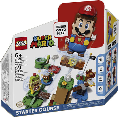 LEGO Super Mario Adventures with Mario Starter Course 71360 Building Kit, Featuring Mario, Bowser Jr. and Goomba Figures, New 2020 (231 Pieces)