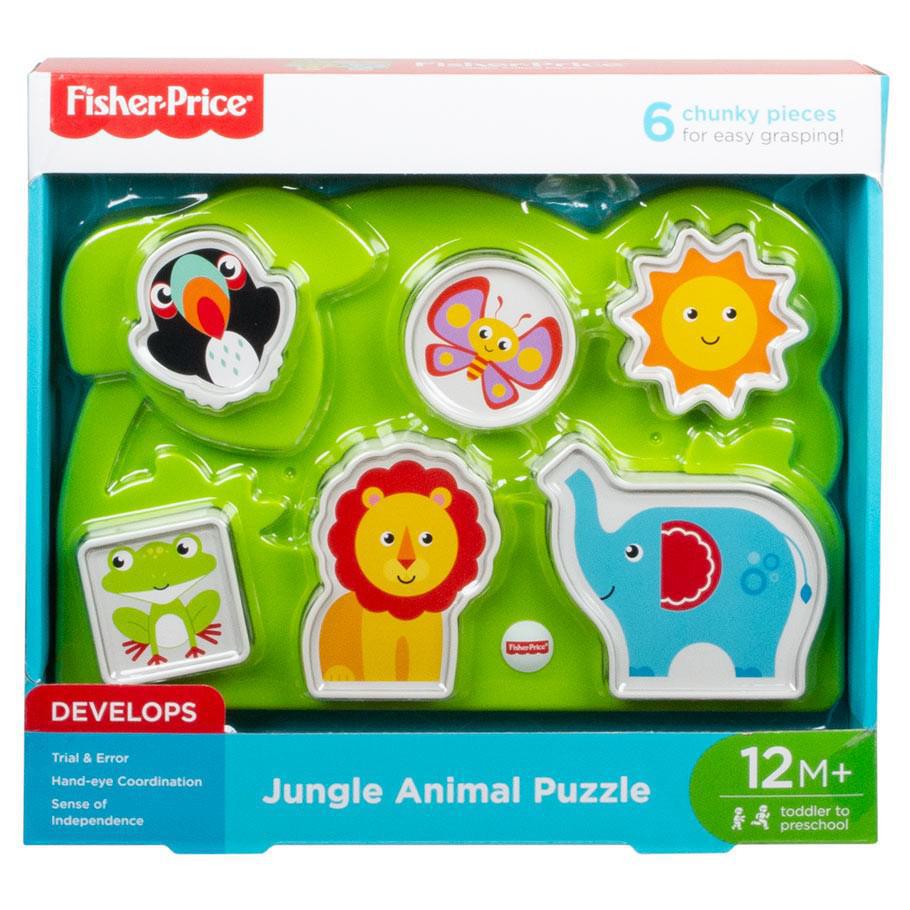 Fisher Price DP EC Infant Jungle Animal Puzzle