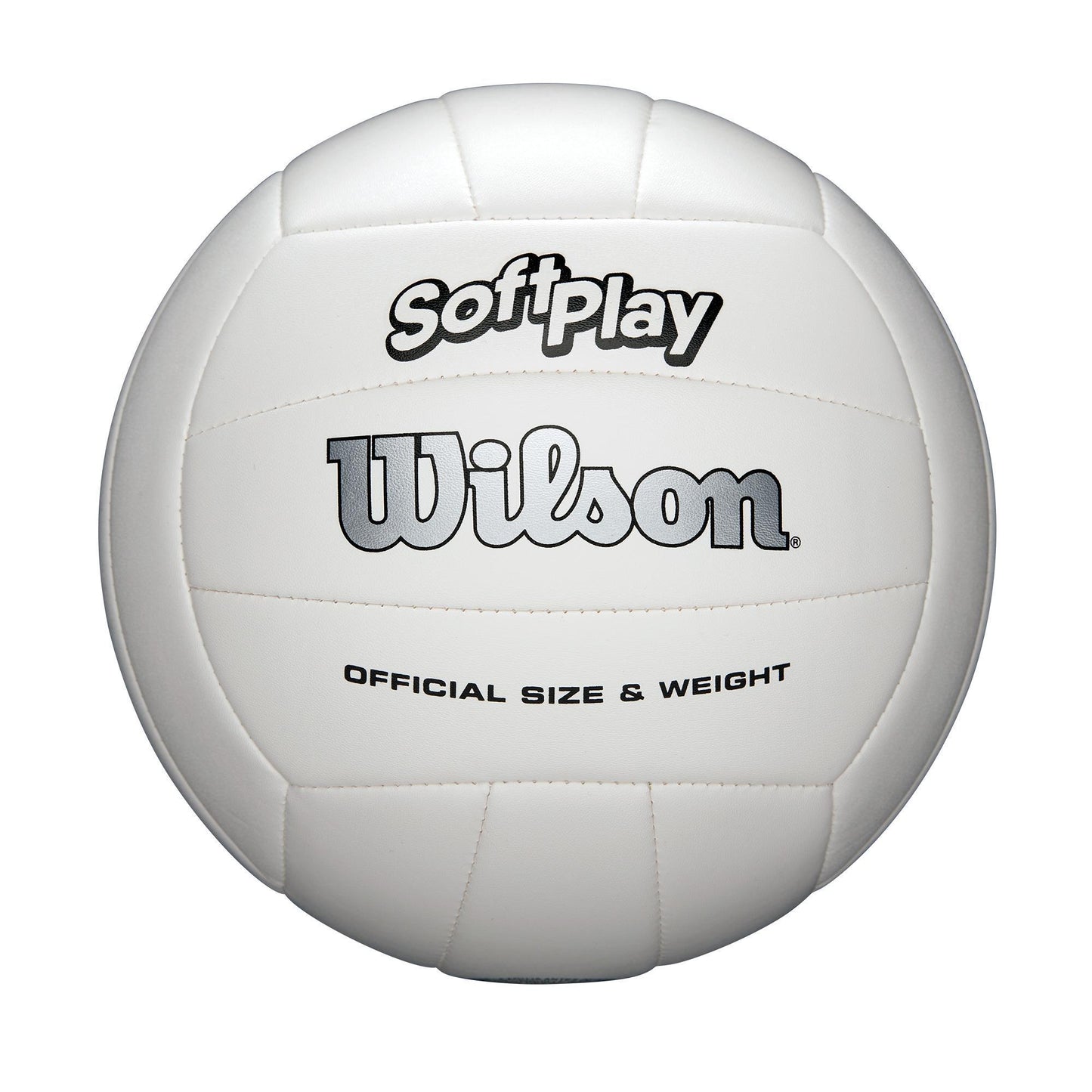Wilson Soft Play Outdoor Volleyball, Official Size, White