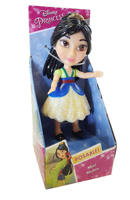 Princess & Disney Frozen Posable Mini Toddlers Figures : Elsa, Anna, Cinderella, Rapunzel, Cinderella ,Belle, More