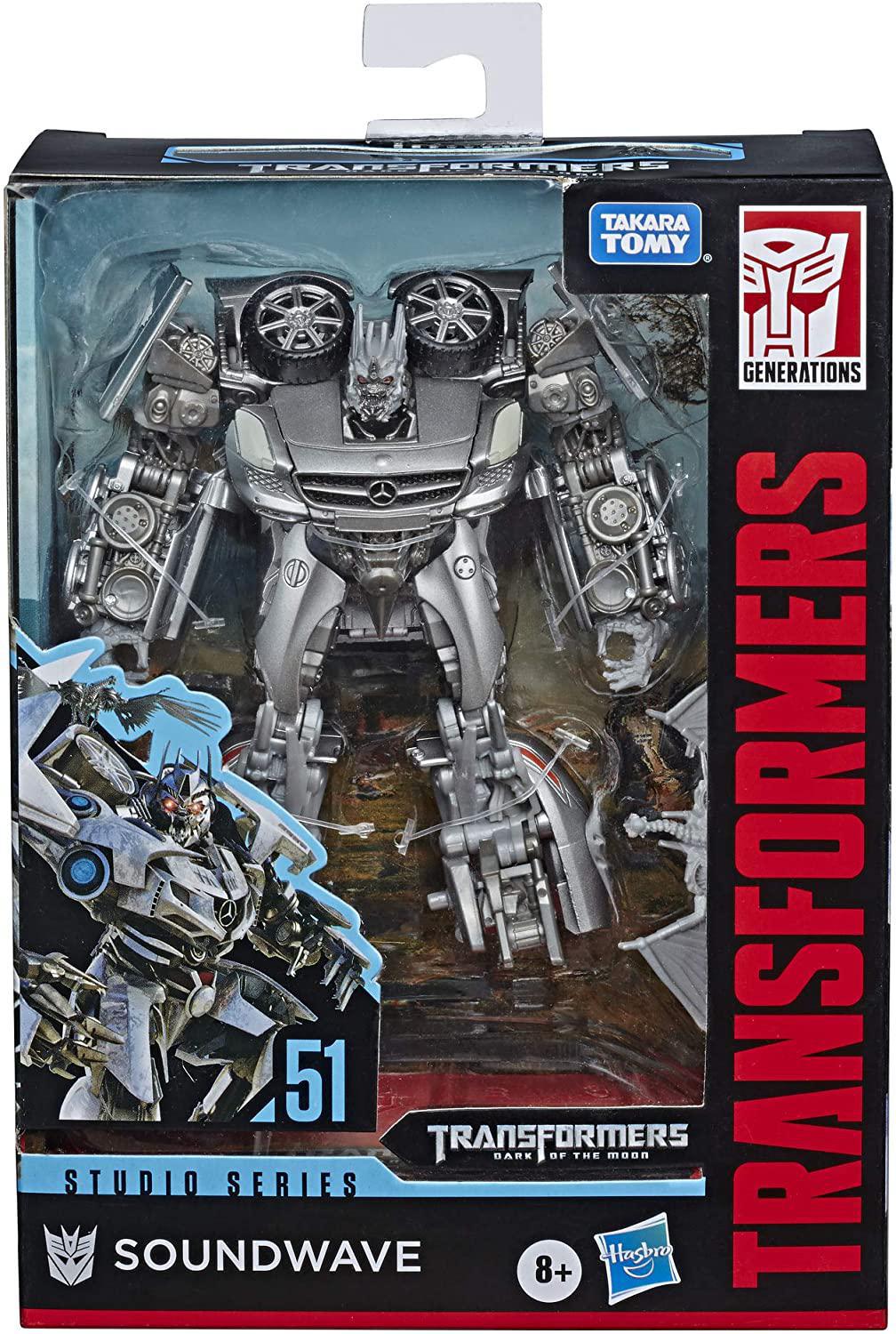 Transformers Toys Studio Series 51 Deluxe Class Dark of The Moon Movie Soundwave Action Figure