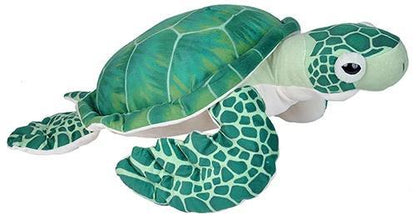 Wild Republic Green Sea Turtle Plush, Stuffed Animal, Plush Toy, Gifts for Kids, Cuddlekins, 8 Inches
