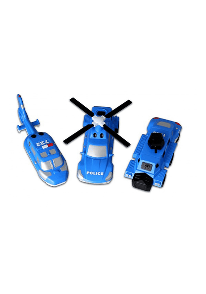Popular Playthings Magnetic Mix or Match Vehicles-Police