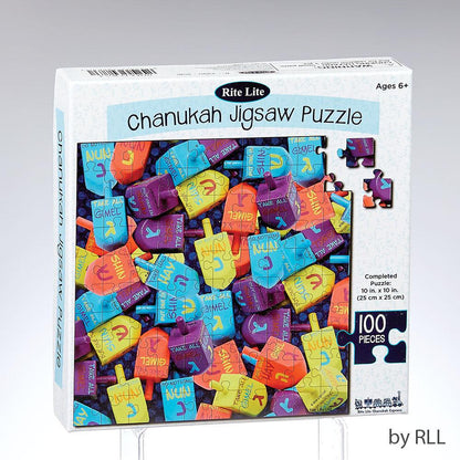 Hanukkah Puzzle 100 Piece Chanukah Jigsaw Puzzle