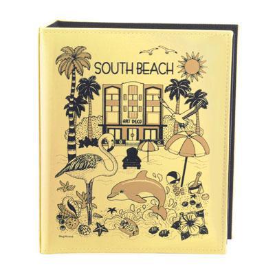 Photo Album South Beach, Photo Insert Book Famous Scenery Album Holds 100 Pictures 4 X 6 Miami Beach Florida