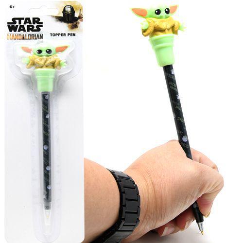 Star Wars Mandalorian The Child Topper Pen Baby YODA - Great Gift For Star Wars Collector