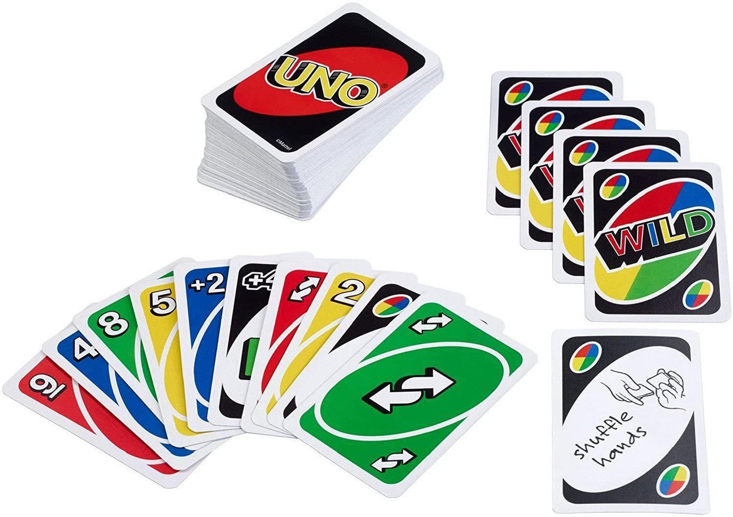 Mattel Games UNO Card Game Customizable with Wild Cards (42003)
