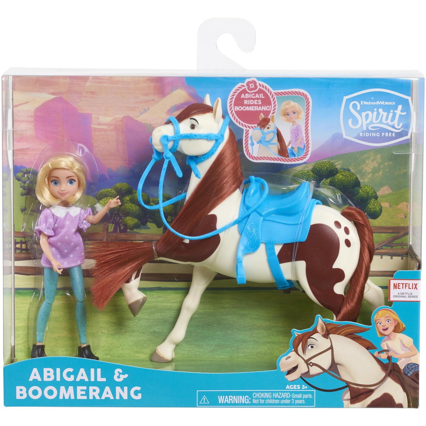 DreamWorks Spirit Riding Free Spirit Riding Free Collector Doll & Horse - Abigail & Boomerang Horse Toy Set
